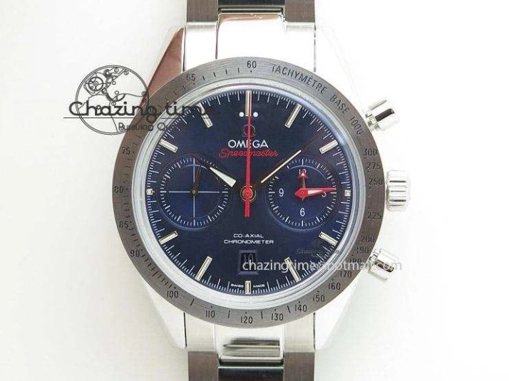 0215 Speedmaster Racing Master SS HKF Best Edition Gray Black Dial on SS Bracelet A Sustainable 7805